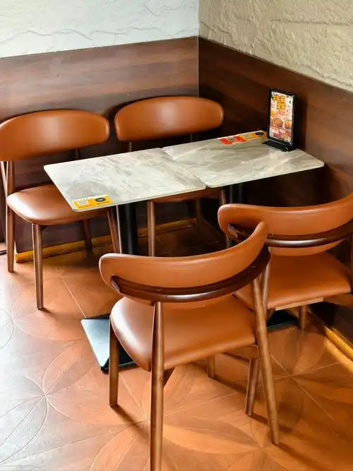 Cafe booth upholstery leather