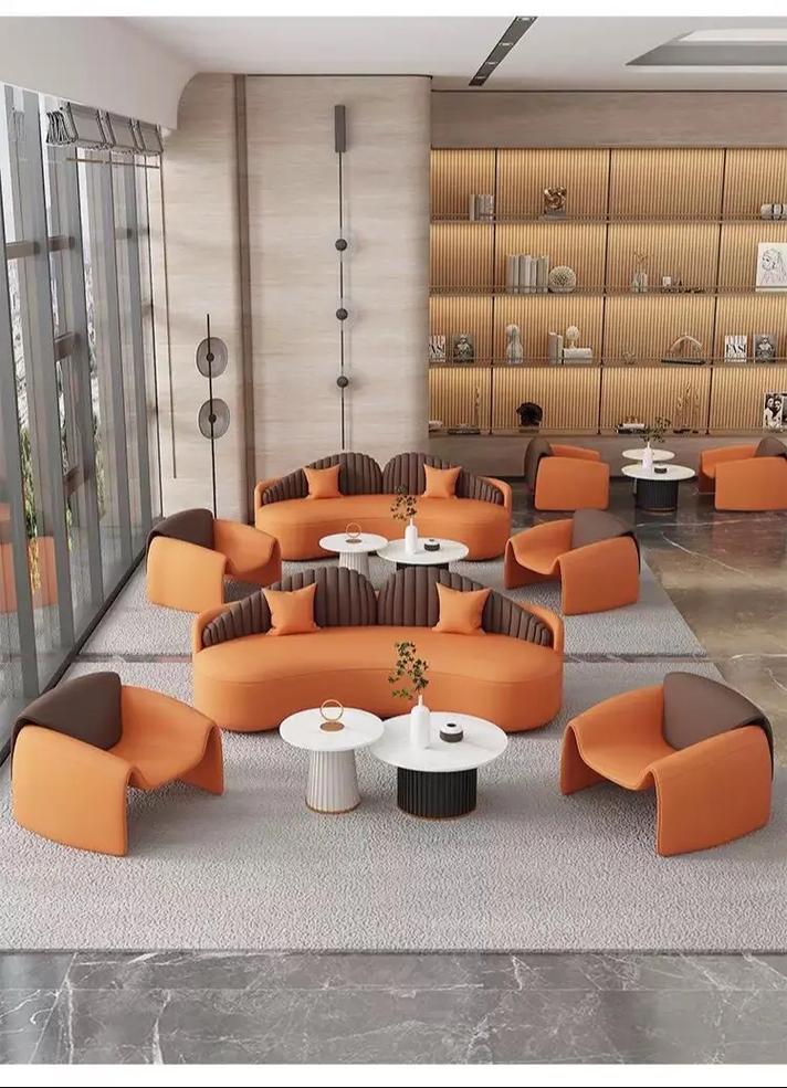 Modern boutique hotel seating upholstery