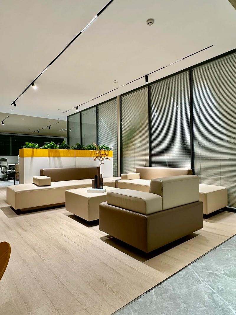 Modern corporate lounge seating