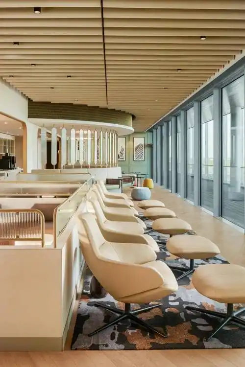 Premium VIP lounge seating upholstery
