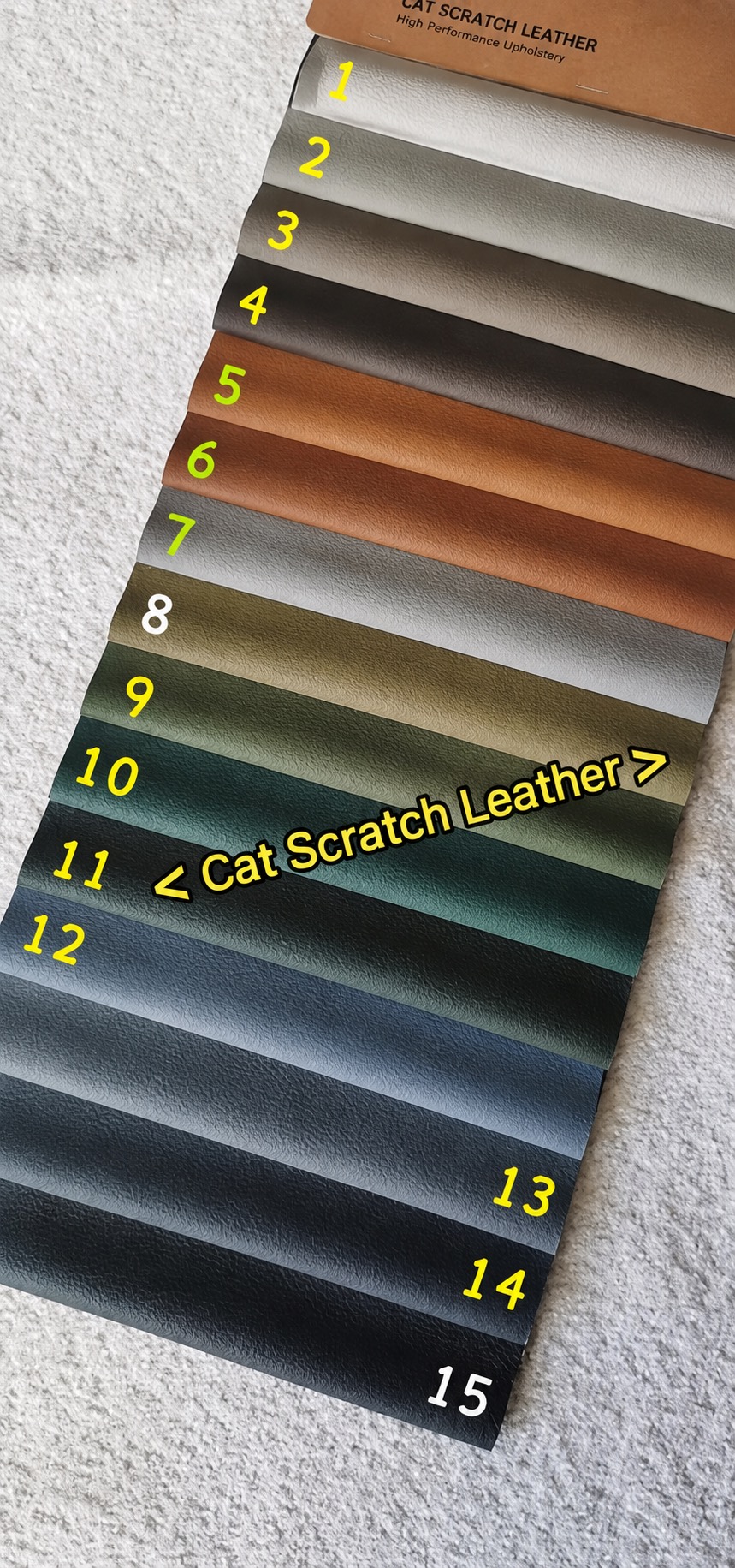 Scratch Resistant Upholstery Leather - application seating