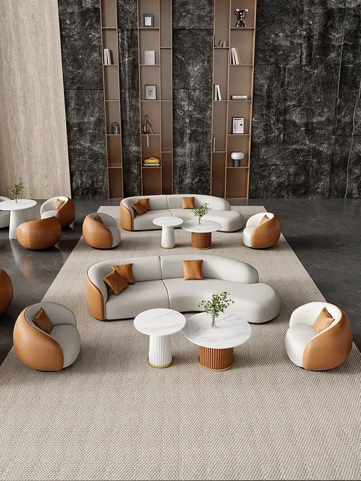 Premium commercial executive sofa upholstery