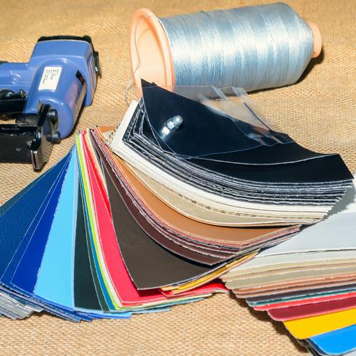 Stain resistant mall seating leather